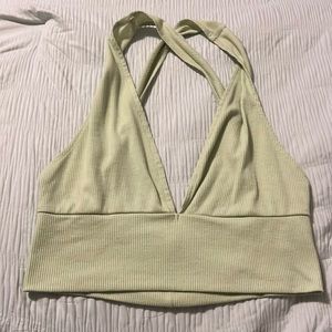 Light Green Crop Top